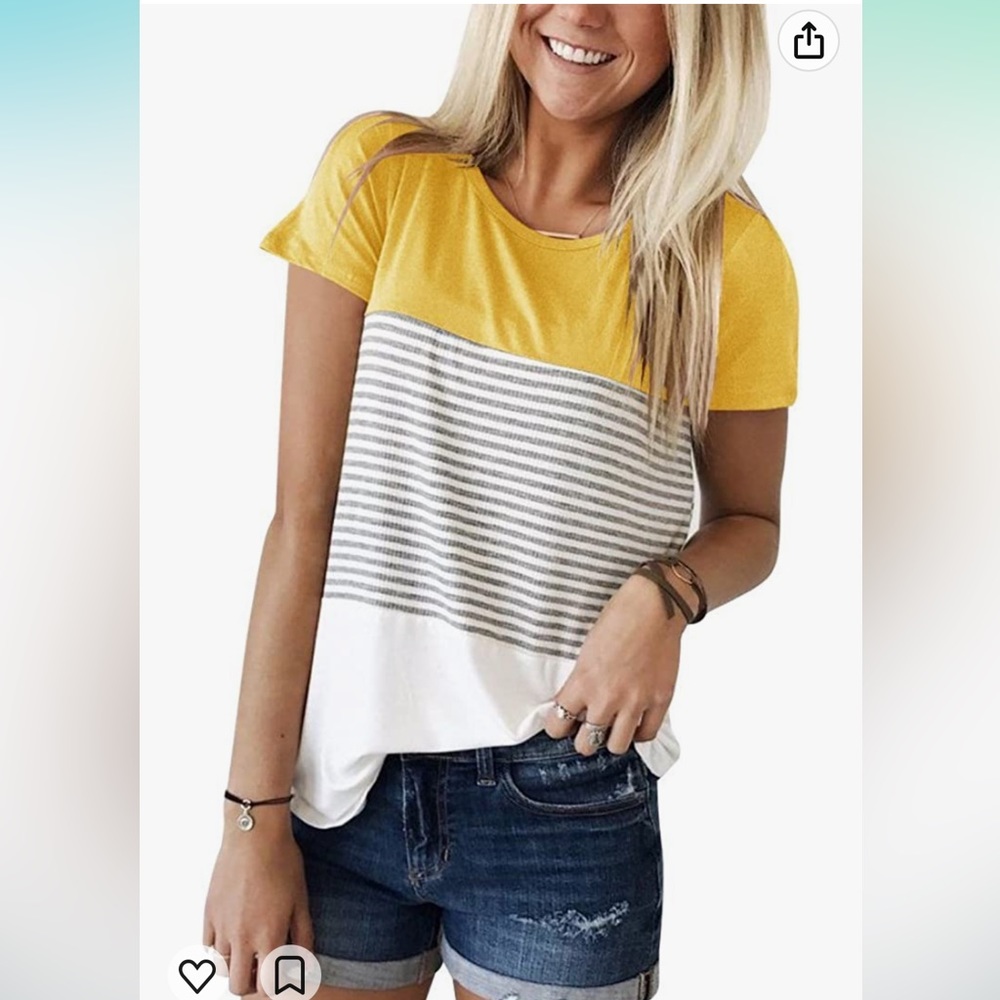 Colorblocked Women’s Crew Neck T-shirt